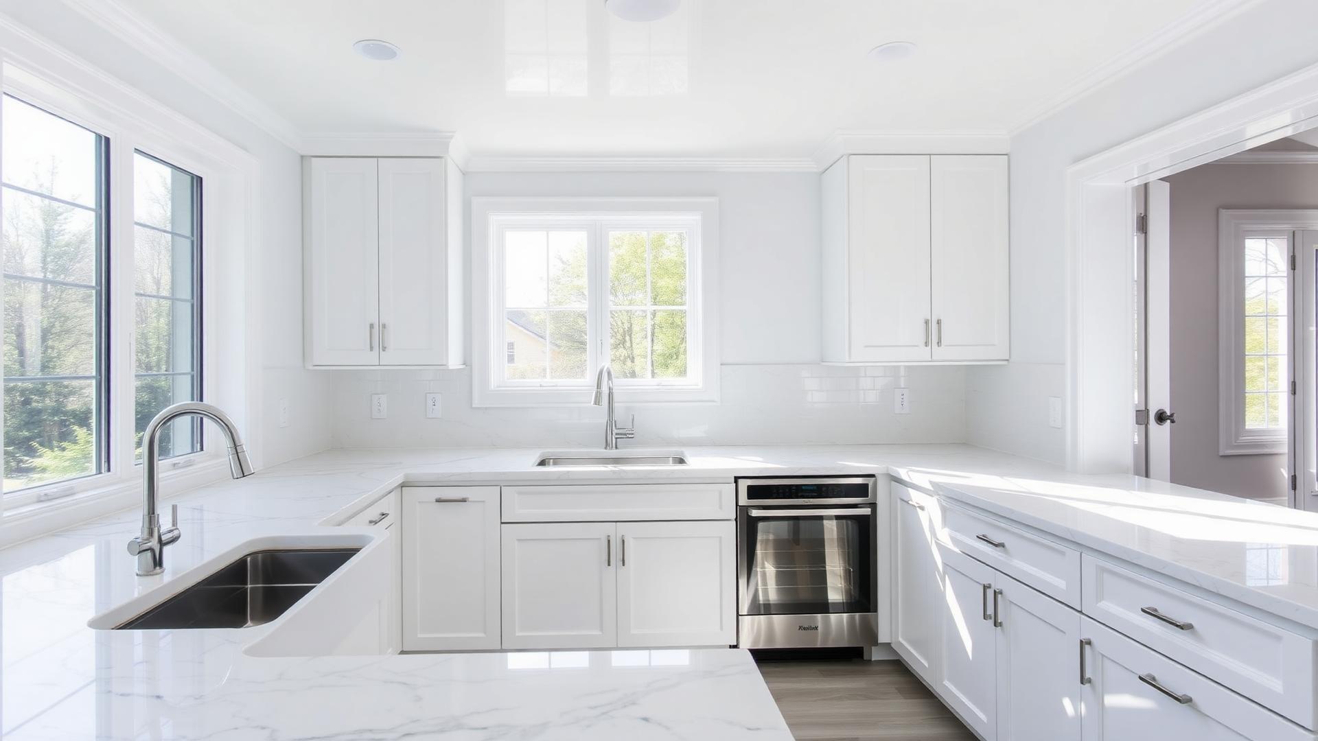 A freshly cleaned kitchen in an Ohio home